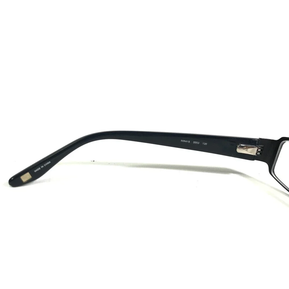 Nine West Eyeglasses Frames NW415 0003 Black Grey Rectangular 51-16-130